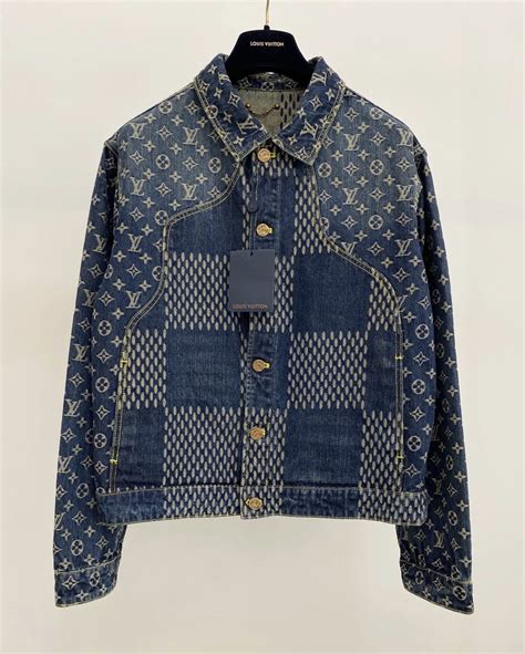 louis vuitton damier winter jacket|louis vuitton denim jacket.